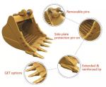 Heavy Duty Excavator Skeleton Bucket Hardox450/500/550 Ditching Tool 0.2-2.8