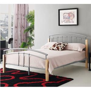 Wholesale Queen Size Black Metal Platform Bed Safe Design For Bedroom Furniture from china suppliers