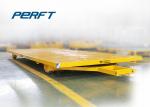 Flat Bed No Powered Trailer Material Transfer Cart For Outdoor Material