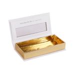 Cosmetic UV Printing Biodegradable Packaging Box Fancy Luxurious Gold Cardboard