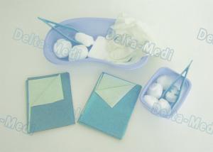 China Wound Care Disposable Surgical Kits , Sterile Dressing Packs With Medical Plastic Kidney Bowls on sale