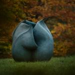 Claasic Decorative Large Garden Metal Bronze Landscape Sculpture Flower Bud