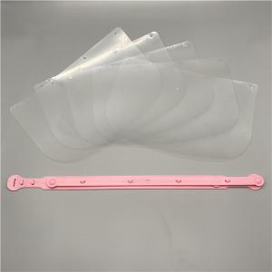 Wholesale Anti Fog Pink Frame Reusable Face Shield , Full Face Shield Anti Spitting from china suppliers