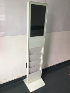 Wholesale Floor Standing Digital Signage Network Kiosk Display 21.5 Inch With Newspaper Shelf from china suppliers