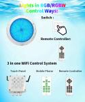 Wall Mounted Recessed LED Pool Light 18W 12V Underwater with SMD2835