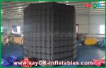 Photo Booth Wedding Props Inflatable Blakc Octagon Photo Booth White Inside With