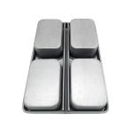 RK Bakeware China Foodservice NSF 600g Nonstick 4 Straps Farmhouse White