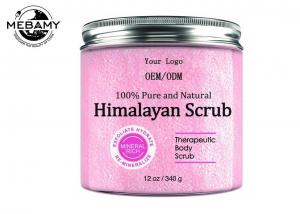 Wholesale Himalayan Salt Skin Care Body Scrub With Lychee Fruit Oil All Natural Cleansing Exfoliator from china suppliers