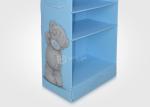 Customizes Shape Corrugated Paper Material Floor Display For Supermarket Retail