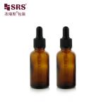 D002 5ml 10ml 15ml 20ml 30ml 50ml 100ml 18/415 Glass Bottle Ribbed Shoulder