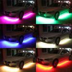 Automotive LED Interior Lights Multi Color Remote Control Flexible ABS 12V Car