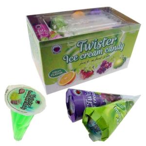 Wholesale Ice Cream Shape Fruit Jelly Candy Assorted Fruits Jam Candies Multicolored from china suppliers