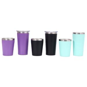 Wholesale 8oz/12oz Double Wall Stainless Steel Thermal Travel Mug Eco Friendly Insulated Vacuum Flask Spill Proof With Laser / 3D / Silk-Screen Logo from china suppliers