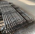 Q235 Power Transmission Steel Pole Hot Dip Galvanized Tubular Climbing Ladder