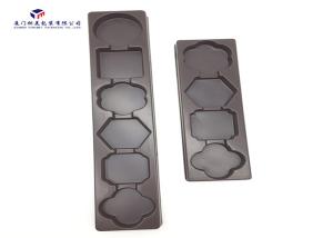 Wholesale Six Holes Plastic Retail Packaging Boxes Deep Brown Opaque PS Chocolate Tray from china suppliers