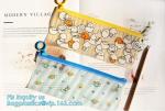 slider zipper pvc pouch clear vinyl pvc k bag, water proof cosmetic vinyl PVC