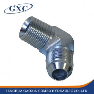 Wholesale 1JN9 90 Elbow Jic Male 74 Degree Cone/ NPT Male hydraulic female connector Hose Adapter from china suppliers