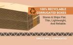 Shipping Boxes Large 24"L X 16"W X 12"H, 10-Pack | Corrugated Cardboard Box For