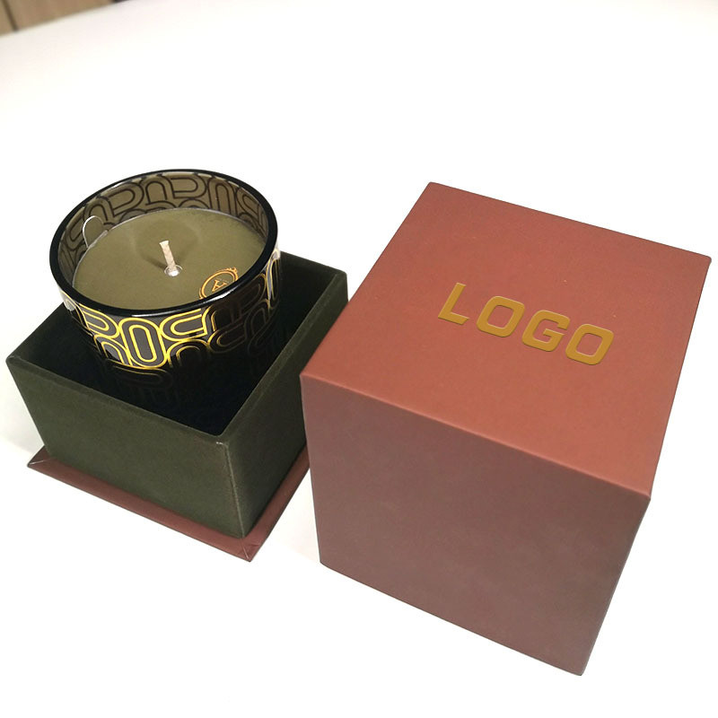 Customizable Red Rigid Candle Box For One Single Wax Melts