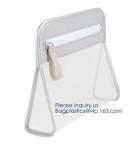Recyclable Clear Gift Plastic Flat Bottom Logo Pvc k Nylon Packing Bags With