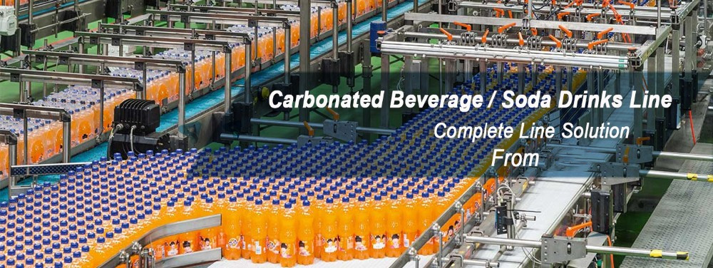 SUS304 Carbonated Drink Filling Machine Sparkling Water 4000 Bottles / Hr