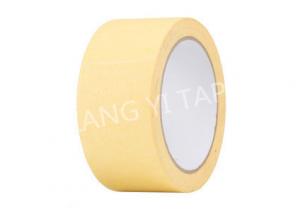 China Different Colors Paper Masking Tape , Crepe Paper Coated Masking Tape With Paper on sale