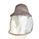 Anti - Spit Protective Detachable Fisherman Bucket Hat For Adults 56~60 Cm