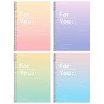 Elegant Notebook Hardcover Book Printing with Customized Page Count