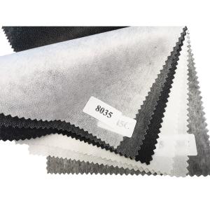 Wholesale Nonwoven Cloth 20gsm-83gsm Polyester Hot Rolling Fusible Interlining for from Gaoxin from china suppliers