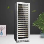 Fan Cooling Low E Glass Wine Cabinet Fridge With Temperature Range 4 To 22°C