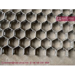 Chinese Hexmesh for Refractory Lining | Low carbon Steel | 2.0X38mm strip | 50mm
