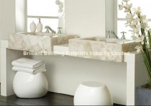 Wholesale White Rock Crystal Semiprecious Stone Sink/Wash Basins from china suppliers