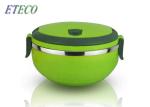 Reusable Stainless Steel Lunch Containers , Trips Round Bento Lunch Box