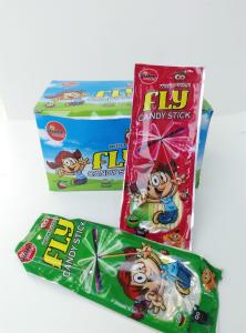 Wholesale Candy Stick With Fly Leaf and Sticker Combine Eating and Fun Kid's Love from china suppliers