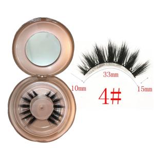 Wholesale OEM Natural Long 5D Magnetic False Lashes With 100% Handmade from china suppliers