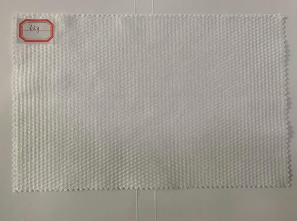 62g White 100%Viscose Spunlace Nonwoven Fabric Small Pearl Grain Cotton Tissue,