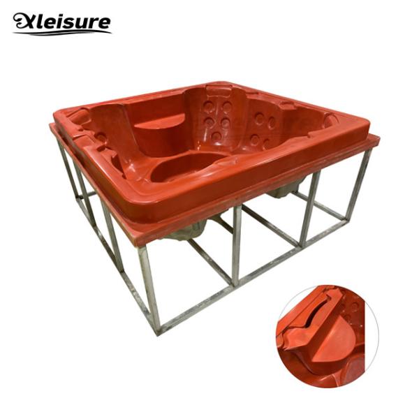 Superior Quality 2.2*2.2M square spa hot tub mold with removable mold outdoor