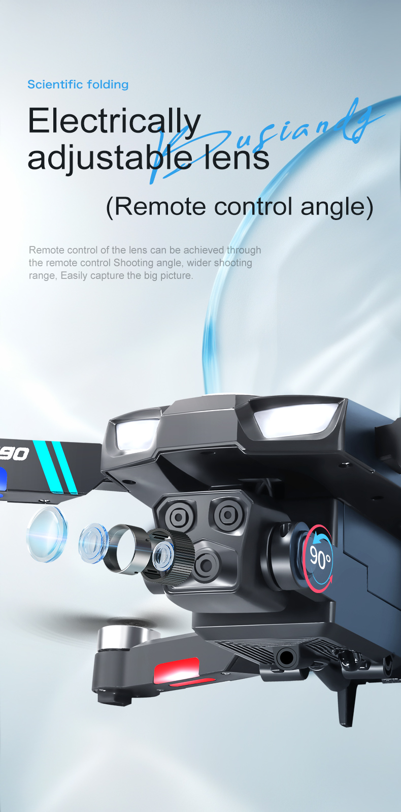 Beginner Drones Three-axis Flow Positioning Brushless Mini Foldable Drone with Infrared Obstacle Avoidance and 4k Camera