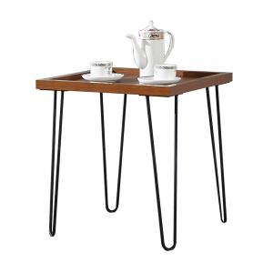 China Vanity 5L MDF Painting Living Room Coffee Table Finger Joint Teak Wood on sale