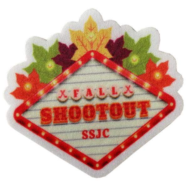 Twill Fabric Dye Sublimation Patch PMS Embroidered Iron on Heat Transfer