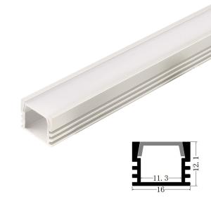 Wholesale 1612 LED Channel Extrusion Profiles Customized length from china suppliers