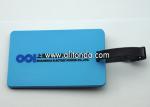 Personalized Blank PVC Custom Luggage Tag With Name ID Card Perfect to Quickly
