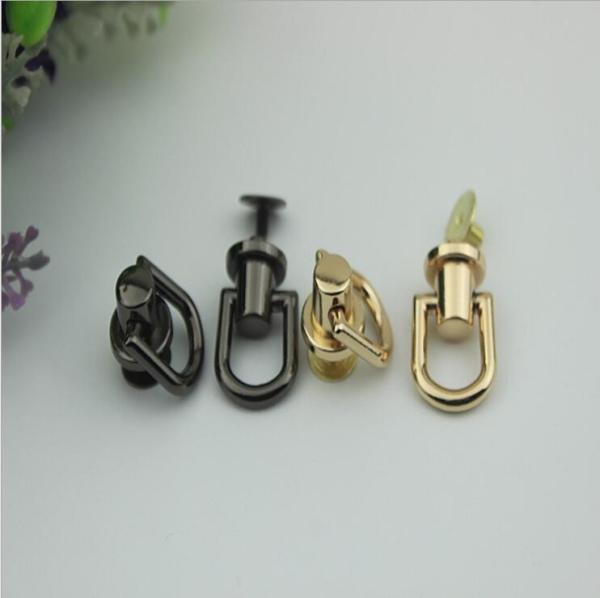 Hot products gold 10 mm metal strap buckles decorative rivets for leather