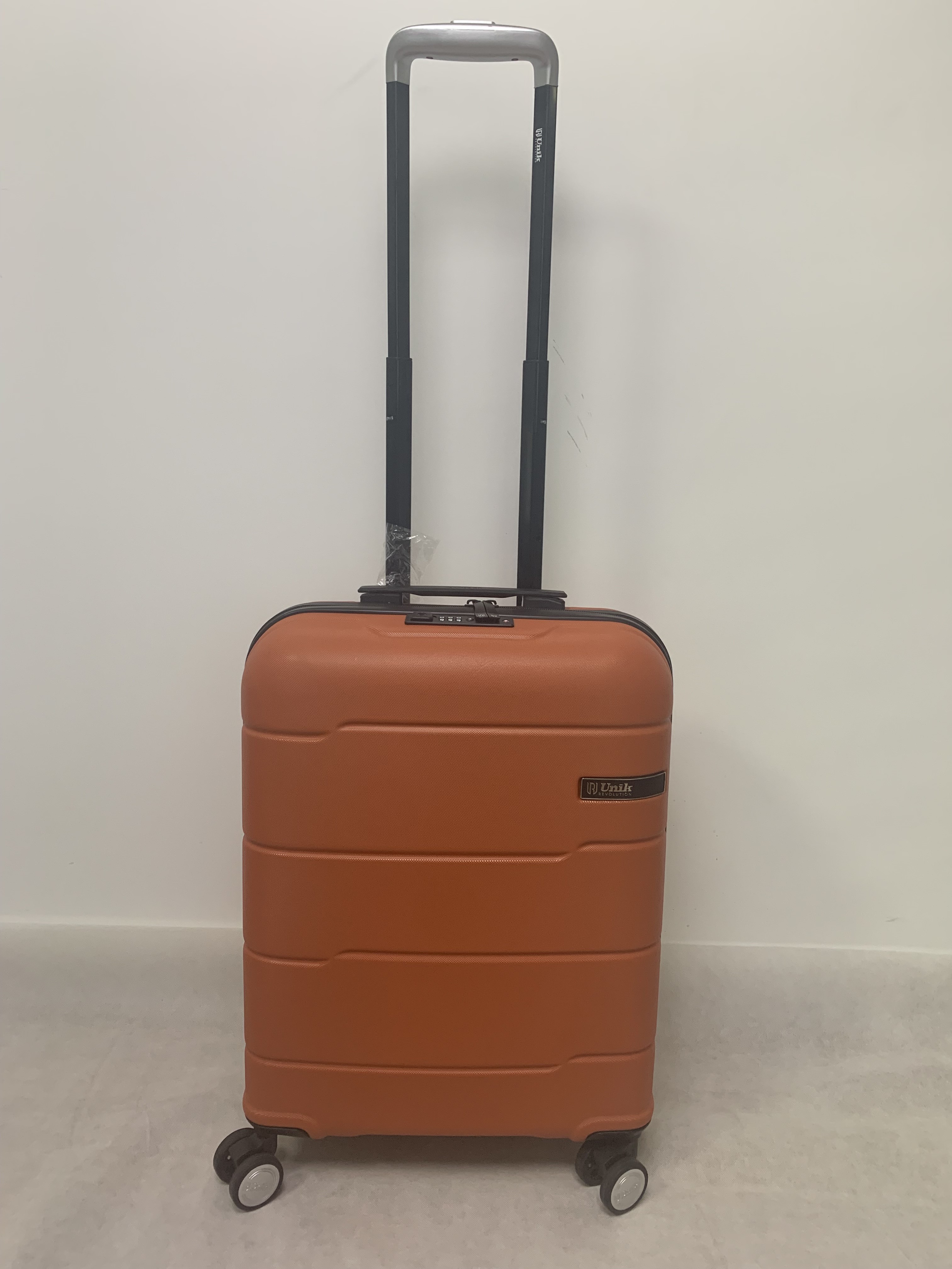 210D Polyester ABS Trolley Luggage With Hardside Spinner Wheels