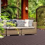 Outdoor Rubber Paver Tiles All Weather Use, Waterproof Pavers For Pool Balcony