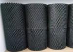 Black Coated Leaf Guard Gutters , Small Holes Metal Gutter Guard 500mm Width