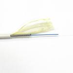 White 1 Core Indoor Outdoor Armored Fiber 1km 3.0mm Stainless Steel G.657A2