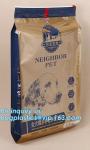 cat litter bags Reclosable Flat Bottom bags Fish Feed Packaging Bag Feed