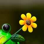 OEM / ODM Metal Garden Frog Ornaments Animals Rustproof Artistic