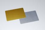 Preprinted Golden Plastic PVC Card Hot Stamp Foil Metallic Silver Printing OEM